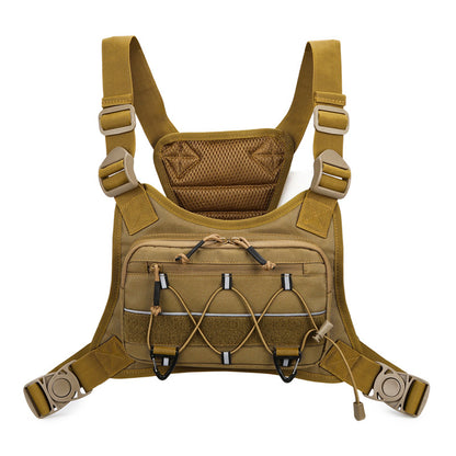 🎒⚔️ Taktikai mellkasi táska – Robusztus Oxford kivitel, ergonomikus illeszkedés, 12 színben! 🛡️🌿
