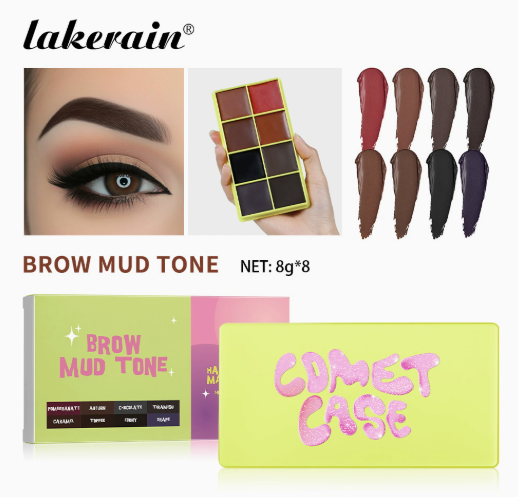 🎨✨ 8 színű sokoldalú arcpirosító paletta – Krémes, selymes textúra, vízálló, pirosítóként, kontúrozóként és highlighterként is! 💄💖