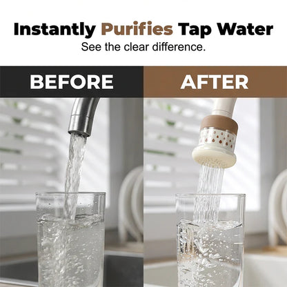 💥 2+2 INGYEN (4 db)🚰 360°-ban forgatható + cseppmentes kifolyó💧Többrétegű csapszűrő – Kiszűri a rozsdát és szennyeződéseket！