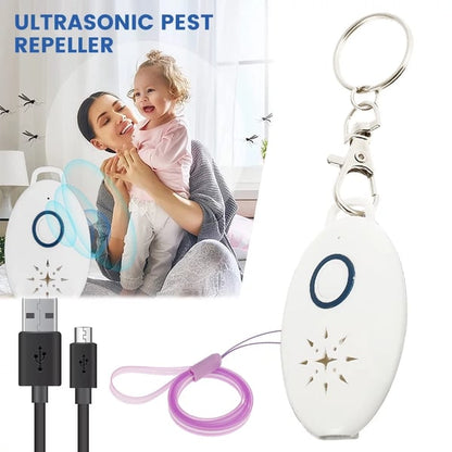 🔥1+1 ingyenes🦟 Ultrahangos kullancs- és bolhariasztó kutyáknak és macskáknak – Vegyszermentes védelem!🛡️ Hordozható parazita riasztó nyakörvre rögzíthető!