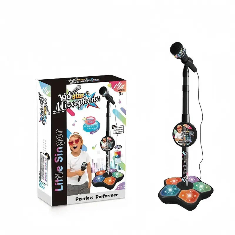 🎉2 darabos kedvezmény, kihúzható mikrofonos játék, karaoke játék lámpával