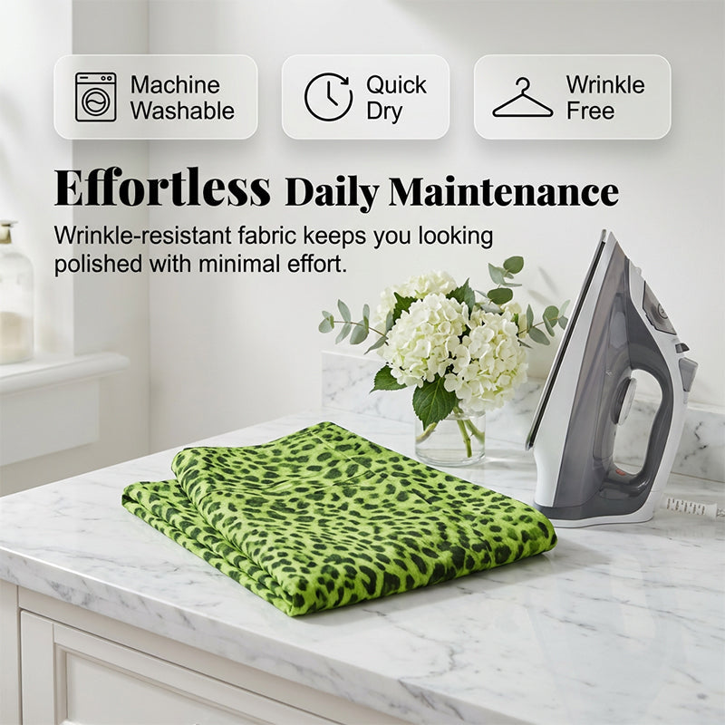 🎉50% árcsökkentés🔝 Legnépszerűbb termékek🌿 Könnyű poliészter hosszú szoknya🐆 Leopárd mintás magas derékú maxi szoknya – Vadász elegancia, karcsúsító sziluett!