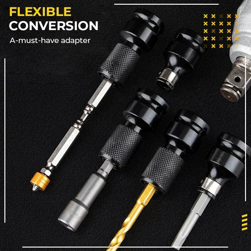🎁1+1 INGYEN (2 db)🧰⚙️ Gyorskioldós befogóadapter🔧 1/2→1/4 hüvelykes szerszámátalakító adapter！