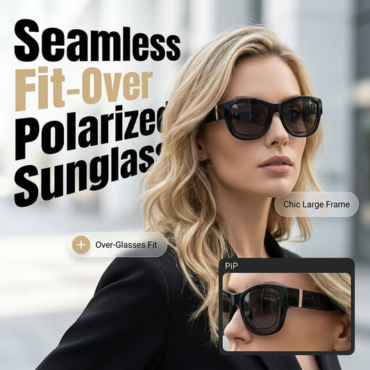 🕶️ Zökkenőmentesen illeszkedő ráilleszthető napszemüveg☀️UV400 védelem🛡️ Vakító napcsillogás kiküszöbölése🔬9 rétegű polarizált lencse!