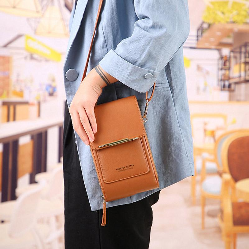 📱 Okos mobil táska🎨 Több színválasztás👜 ForeverBag lopásgátló táska – RFID védelem és 2 az 1-ben funkcio!