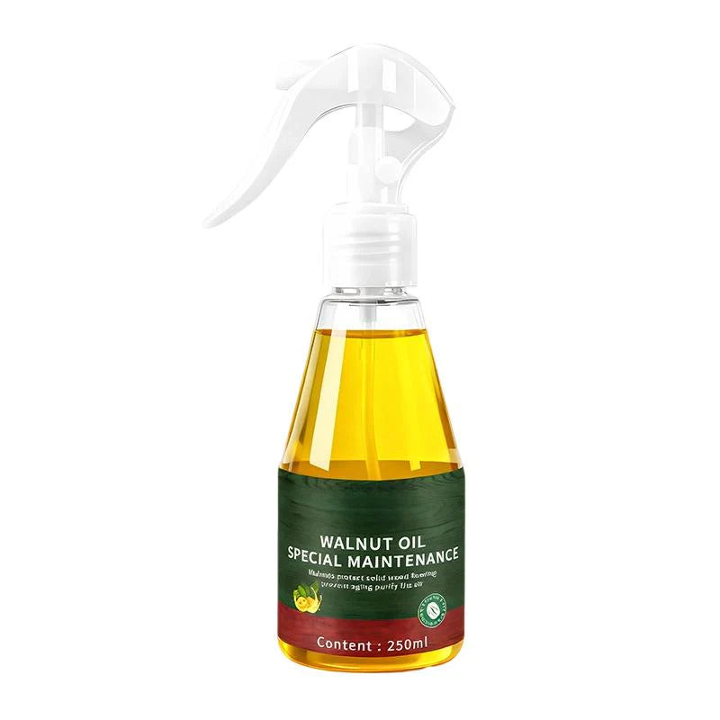 🔥1+1 ingyenes🌰 Természetes dióolaj faápoló spray – Azonnal eltünteti a karcolásokat, visszaadja a fa fényét!🪑Mélyen táplálja a fa felületeket, vegyszermentes védelem!