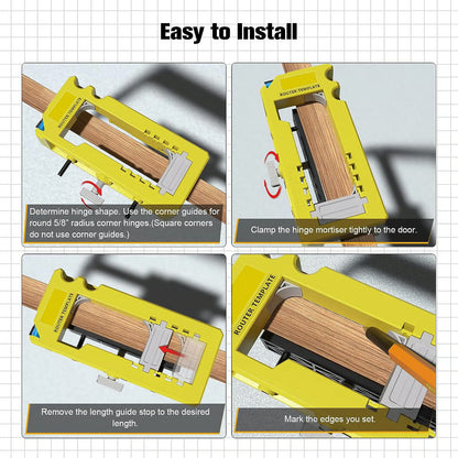 🔥Legkelendőbb termékek🔩Door Hinge Router Template – Precíz Vágás + Könnyű Telepítés!