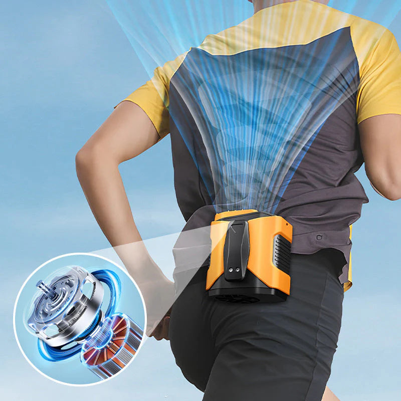 🎁Ingyenes ajándék🌬️ Széles szögű hűtő ventilátor💨 100 fokozatú nyakventilátor – 6000mAh akku + zseblámpa + töltő!🏖️