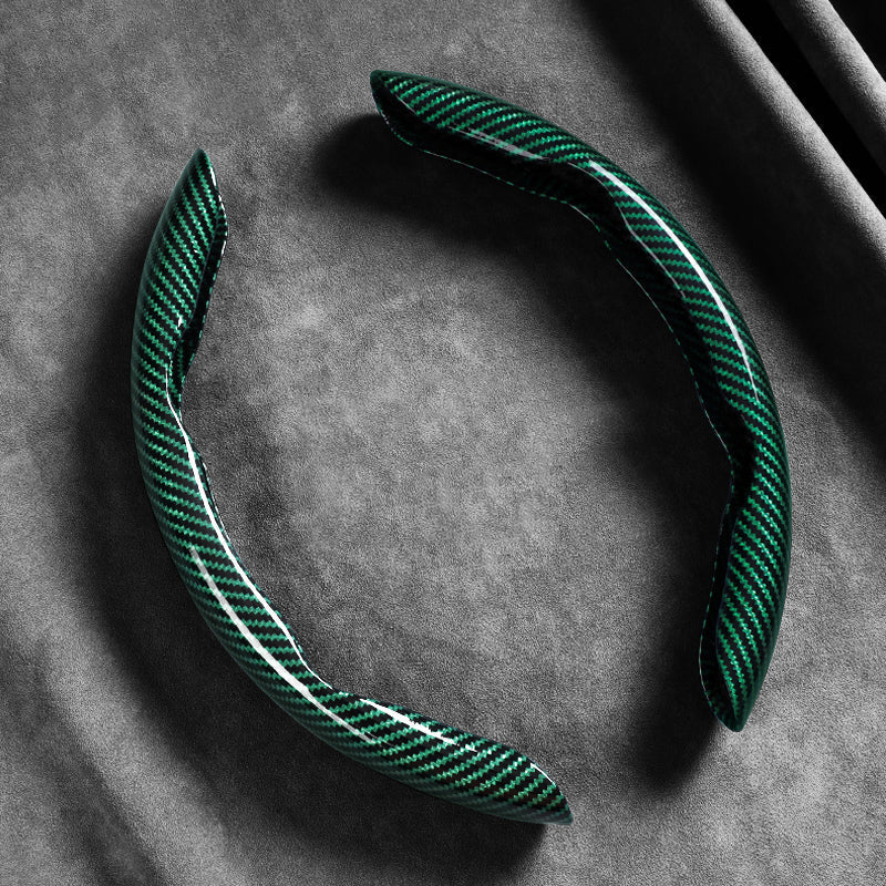 🚗✨ Szénszálas kormánykerék-huzat – Pillangó ihletésű ergonomikus design, 30%-kal nagyobb felületi súrlódás! 🛡️💪