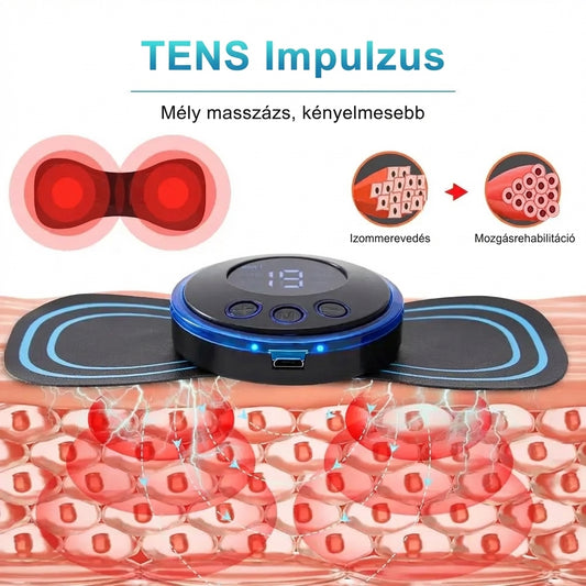🎁1+1 ingyenes💪🔥 German Tech Mini Massager: 6 Modes, 16 Intensities for Full-Body Relief!