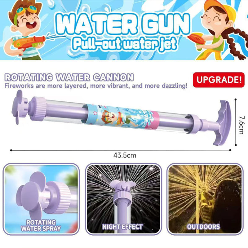 🌈🔫Világos szivárványos LED-es vízipisztoly💧3 egyszerű lépés, szivárgásmentes, gyerekbiztos！