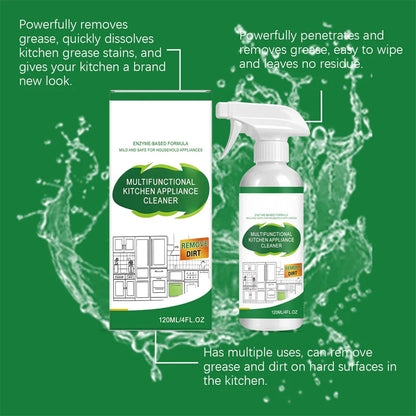 🎁1+1 ingyenes🌿Kíméletes konyhai tisztítószer🔥Konyhai zsíroldó spray – Makacs olajfoltok gyors eltávolítása, könnyed tisztítás!