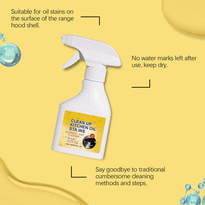 🔥1 vásárol 1 ingyen kap🧼Erőteljes Konyhai Tisztító Spray – Kemény Zsírok Eltávolítása + Friss Illat!