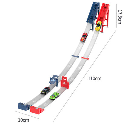 📩30% kedvezmény🏁110cm Hosszú Versenypálya – Kétjátékos Mod + Gravitációs Lejtő!
