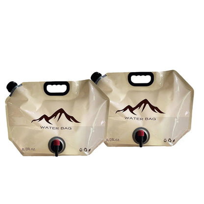 💧 IDŐKORLÁTOS 50% KEDVEZMÉNY! 🏕️ Összecsukható kültéri víztartály – 8 literes űrtartalom, csap, összecsukható 🌲