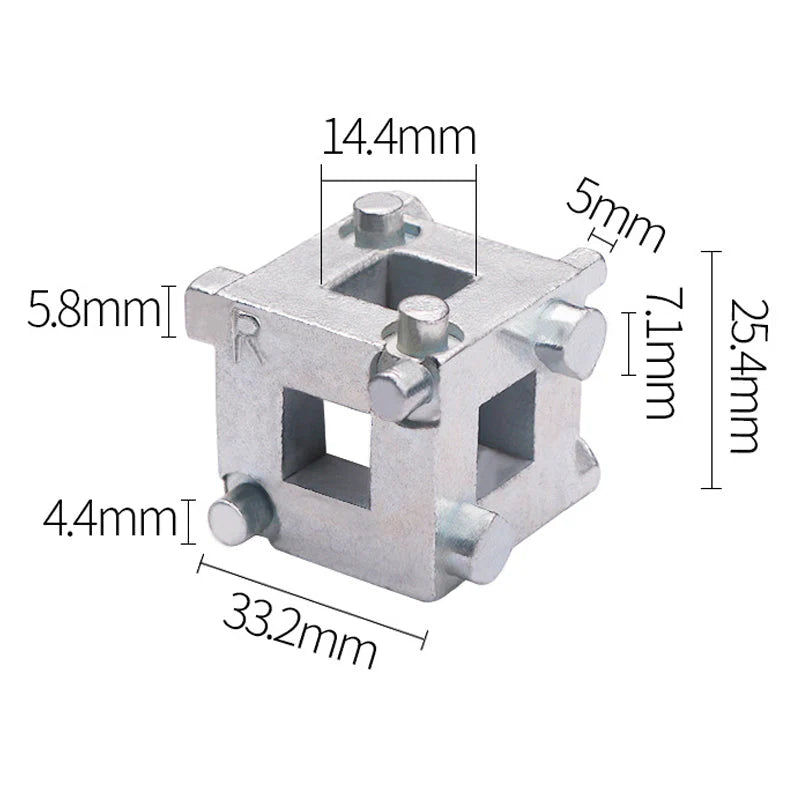 🎁🔥2+2 INGYEN (4 db)🔧 Féknyereg-dugattyú összenyomó szerszám – Univerzális, 360°-os ratchet funkció – Utánvét 🚗✨