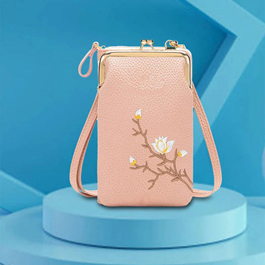 🎊Ingyenes gyönyörű medál✨ Keresztpántos telefonos táska👜 Könnyed, kézmentes hordozás – minden napra tökéletes!