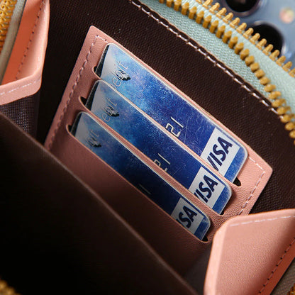 📱 Okos mobil táska🎨 Több színválasztás👜 ForeverBag lopásgátló táska – RFID védelem és 2 az 1-ben funkcio!