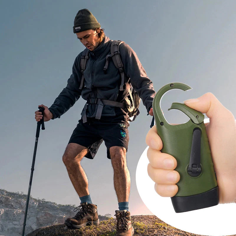 😀60% kedvezmény🔦3-in-1 Kültéri Vészlámpa – Napelem+Kézi+USB Töltés + Powerbank!