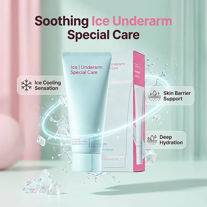 🪒✨ Jeges nyugtató szőrtelenítő krém – Azonnali frissesség, láthatóan simább hónalj, minden bőrtípusra! 🧊💎