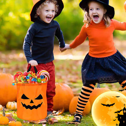 🎃✨Világító tök alakú édességes táska – LED-del, tágas belsővel – Tökéletes Halloweenre! 🍬👻