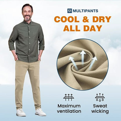 😊55% kedvezmény az eredeti árból🌬️Lélegző nedvességelvezető nadrág👖Rugalmas multifunkcionális cargo nadrág – 6 zsebes praktikus kialakítás, víztaszító anyag!