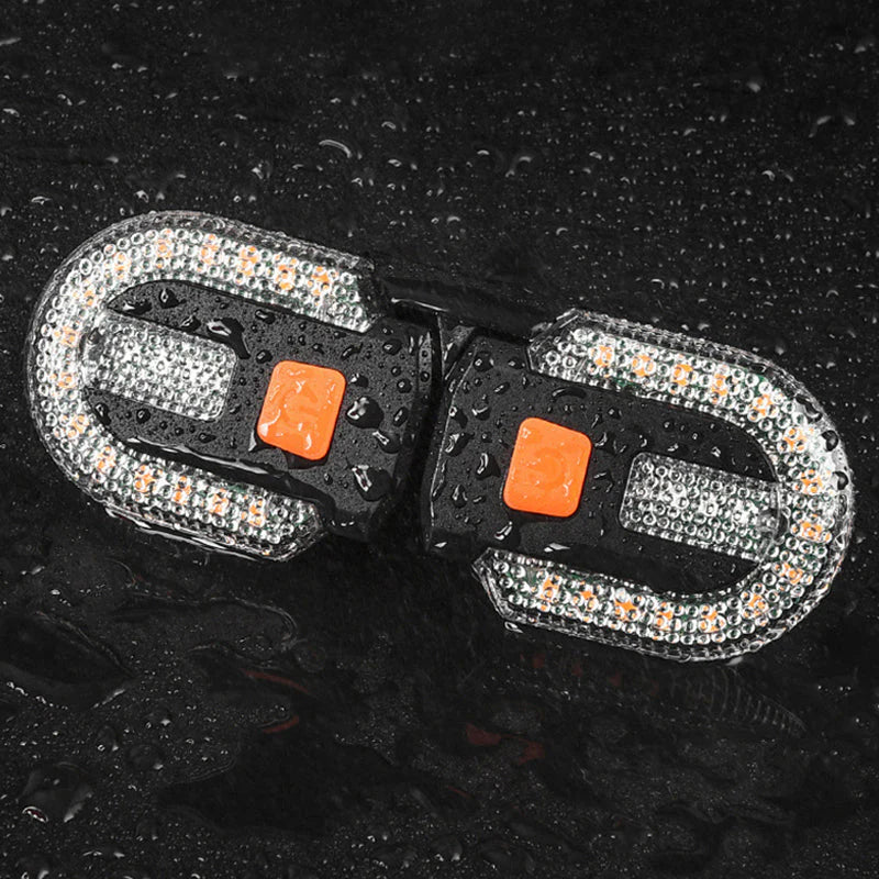 😜40% árcsökkentés💡 LED hátsó lámpa távirányítóval🚴 Vezeték nélküli irányjelző lámpa – Biztonságos kerékpározás mindenkor!
