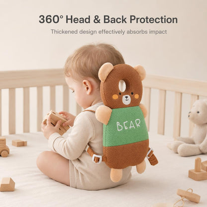 🎁1+1 INGYEN (2 db)👶🛡️ 360°-os babavédő hátizsák – O alakú üreges párna, gerincbarát kialakítás, gépben mosható! 🌿✨