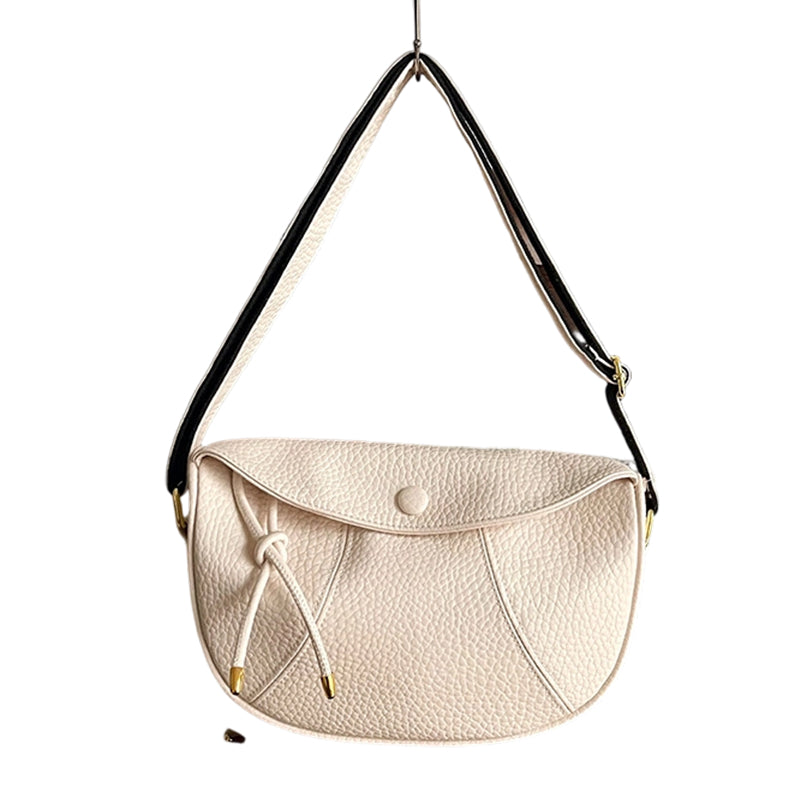 🎉30% árcsökkentés✨ Minimalista félhold alakú táska🥟 Divatos gombóc formájú női táska – Elegáns PU bőr válltáska!