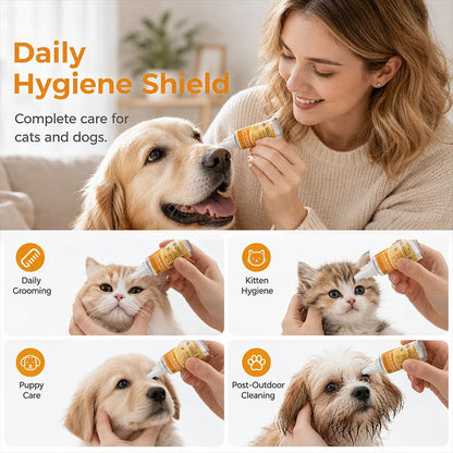 🎁1+1 INGYEN (2 db) 🐕👁️ Könnyfolt-eltávolító esszencia háziállatoknak – Tiszta növényi kivonatokkal, mélytisztító hatással! 🐱✨