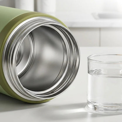 😜40% árcsökkentés 💎 316-os rozsdamentes acél 🥤 600ml vákuumszigetelt palack – Forró vagy hideg órákig!