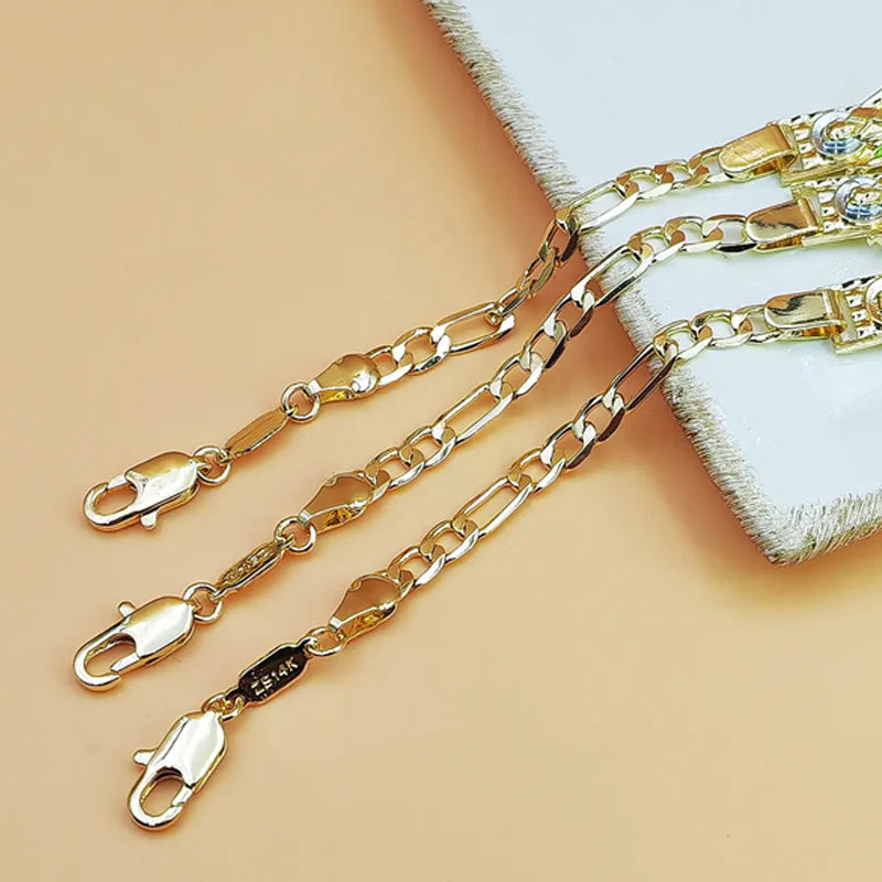 🔥🎁1 vásárol 1 ingyen kap💛✨ Klasszikus Figaro lánc karkötő – Időtálló elegancia mindenkinek!