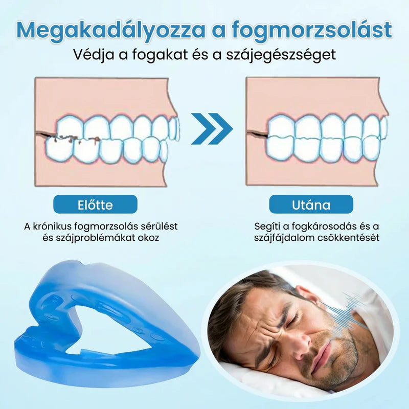 🔥1+1 ingyen😴 Flanora® Plus horkolásgátló szájfeltét🌙 Ultravékony állítható alvási betét – Azonnal csökkenti a horkolást, fájdalom és állkapocsfájdalom nélkül!