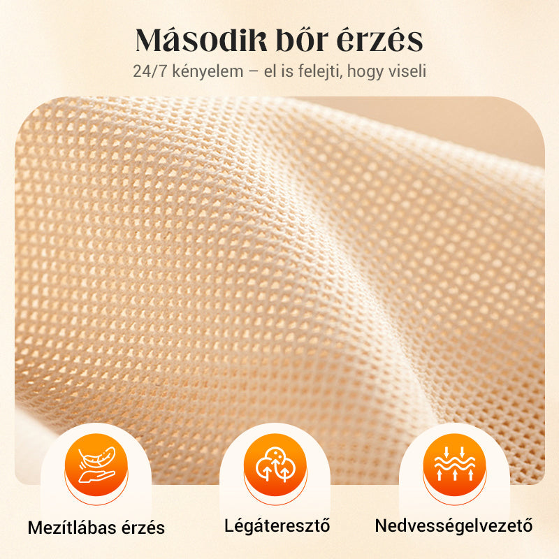 🔥🔥8 pár+2 pár ingyenes🌸💨 Láthatatlan, légáteresztő zokni🧦✨ Német minőségű bársony ötujjú zokni: 24 órás fájdalommentes lábajánlat!