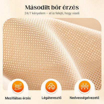 🔥🔥8 pár+2 pár ingyenes🌸💨 Láthatatlan, légáteresztő zokni🧦✨ Német minőségű bársony ötujjú zokni: 24 órás fájdalommentes lábajánlat!