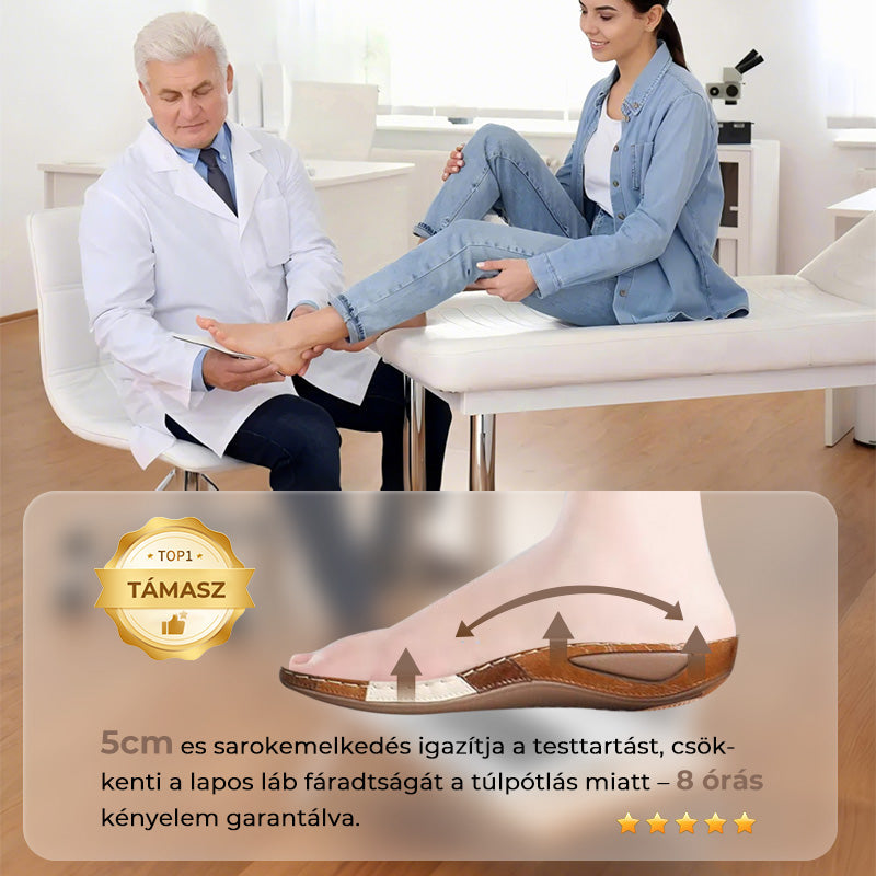 🎉46% árcsökkentés🥿 Ortopédiai női szandálok: kényelem és egészség egész nap!👠 5 cm-es sarokemelkedés: stílusos és fájdalommentes viselet!
