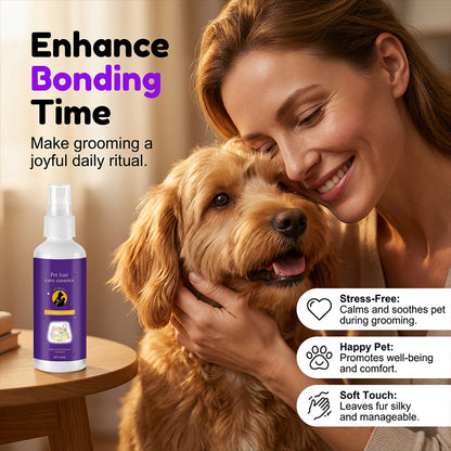 💰Többet vásárol, többet spórol!🐾 Levendulás szőrcsomó oldó spray – Stresszmentes állatápolás！