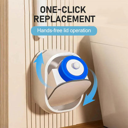 🎁Ingyenes 24 db tisztítóvatta✨Hosszú nyeles higiénikus WC tisztító🚽360° forgó fejű WC-kefe – Előadagolt tisztítószerrel, mélyen tisztít és antibakteriális!