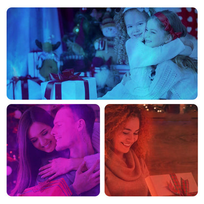 🌌 Aurora éjszakai fényvetítő🎨16 színválaszték📱Távirányítós funkció🌙 Hipnotizáló égi minták！