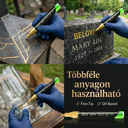 🔥🔥2+4 ingyenes🐦Arany sírkő jelző a kifakult sírfeliratok helyreállításához🖌️