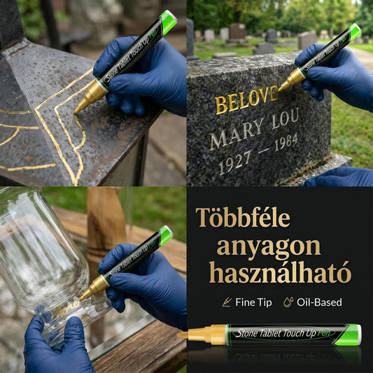 🔥🔥2+4 ingyenes🐦Arany sírkő jelző a kifakult sírfeliratok helyreállításához🖌️