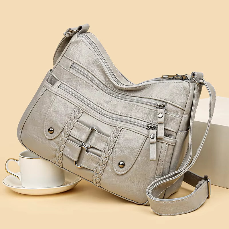 💥Hatalmas árcsökkentés🎒💖 Több rekeszes, biztonságos női táska – Minden napi holmid elfér benne, stílusosan! 🌟🛍️