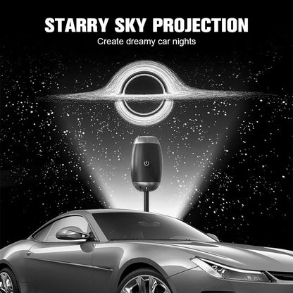 🚗 Autós csillagos égbolt vetítő lámpa – 🌌 Varázslatos, romantikus hangulatvilágítás és zökkenőmentes