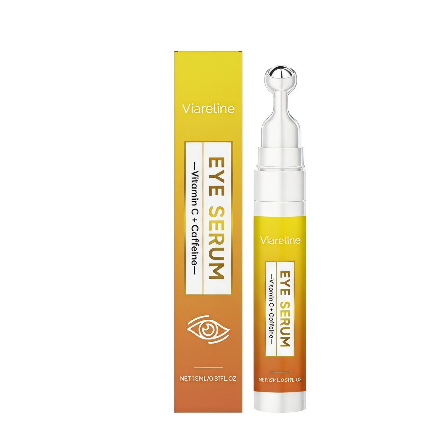 🔥2+2 INGYEN (4 db)👀✨ C-vitamin + koffein görgős szemápoló – 🔄 Jéghideg fémgörgővel a duzzanat és a sötét karikák ellen! 💖