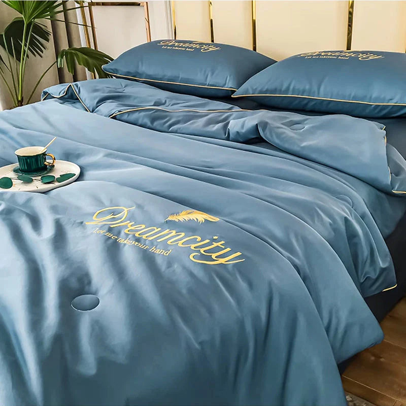 💎35% árcsökkentés🛏️2026 új, hűvös technológiájú ágyneműkészlet | Mosható és lélegző 💤☁️ Aludj, mintha a felhőkön feküdnél ！