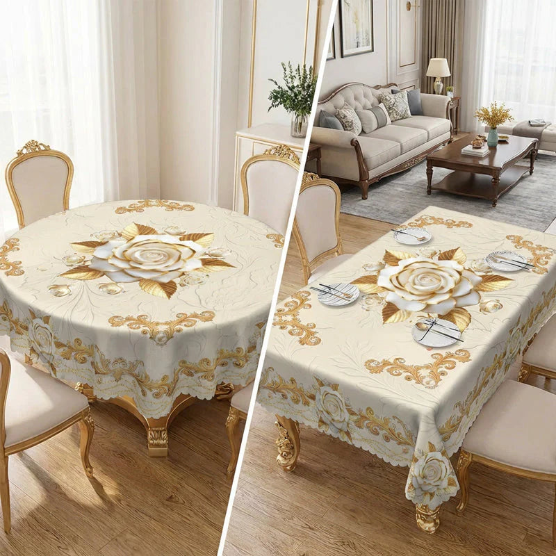 😜30% árcsökkentés🌸 Arany rózsa dombornyomott design – Vízálló, tartós és könnyen tisztítható!