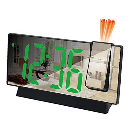 😁árcsökkentési akció⏰Multifunkciós LED Óra Tükör – Ébresztő + Vetítő + Hőmérséklet!