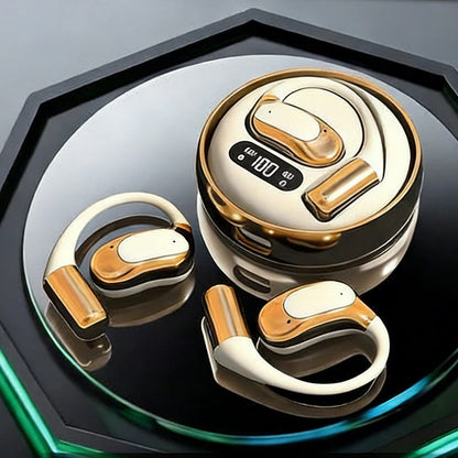 👍2026 Új modell🎧 Nyitott fülű Bluetooth fülhallgató – 72 órás lejátszás és Hi‑Fi hang mindenhol!