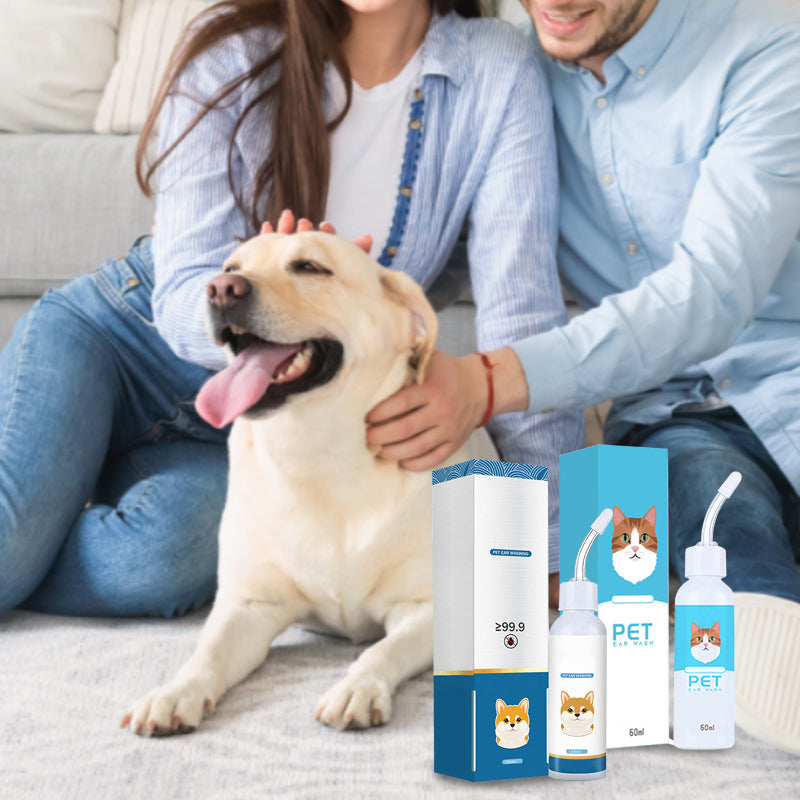 🎁1+1 INGYEN (2 db)🐕🌿 Természetes fültisztító macskáknak és kutyáknak – Gyulladáscsökkentő, nyugtató növényi kivonatokkal! 🐱💚