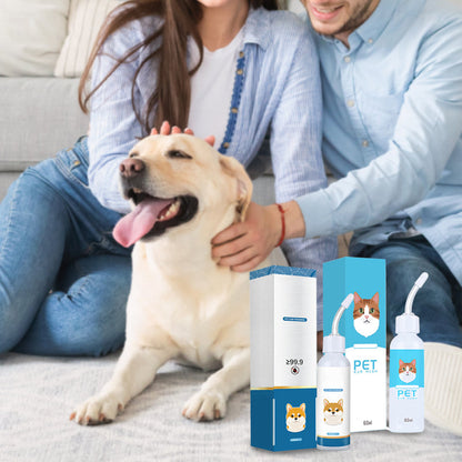 🎁1+1 INGYEN (2 db)🐕🌿 Természetes fültisztító macskáknak és kutyáknak – Gyulladáscsökkentő, nyugtató növényi kivonatokkal! 🐱💚
